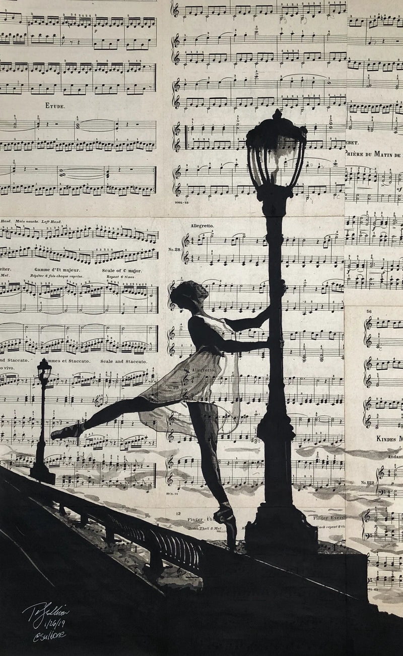Ballet in the City – Artistic Grace Poster
