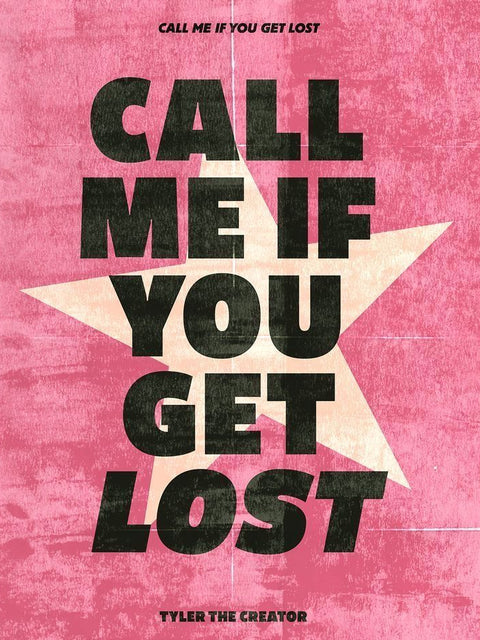 Call Me If You Get Lost – Typography Poster