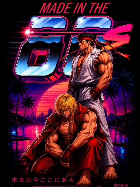 Made in the 80s – Neon Warrior Poster
