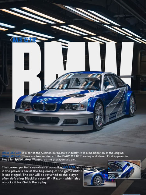 BMW M3 GTR – Street Legend Poster