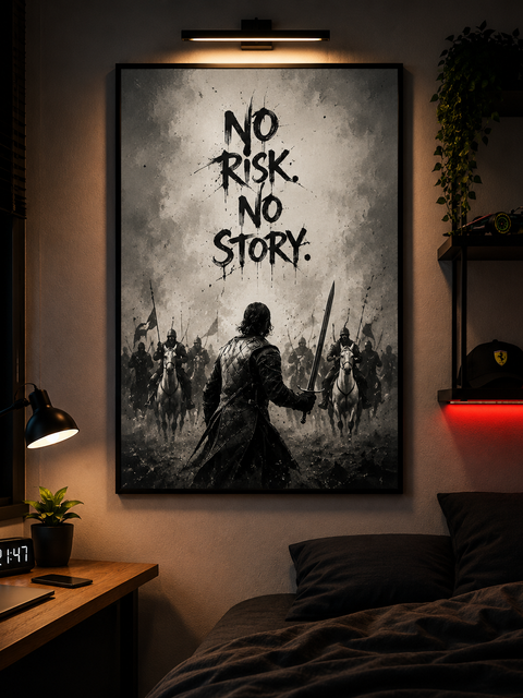 NO RISK. NO STORY.