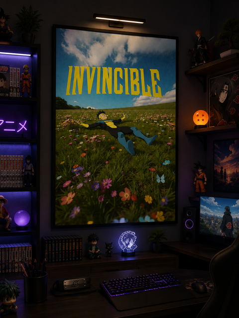 Invincible Superhero Poster