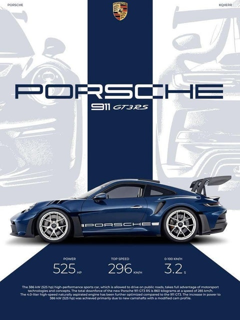 Porsche 911 GT3 RS Poster