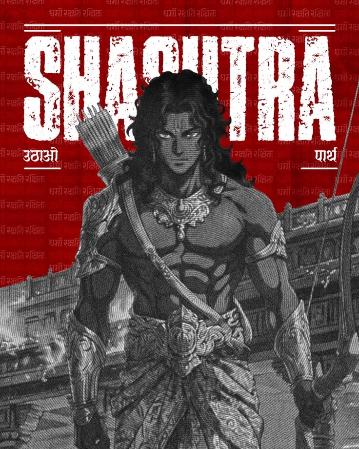 Shaastra Warrior Poster (Indian Epic Style)