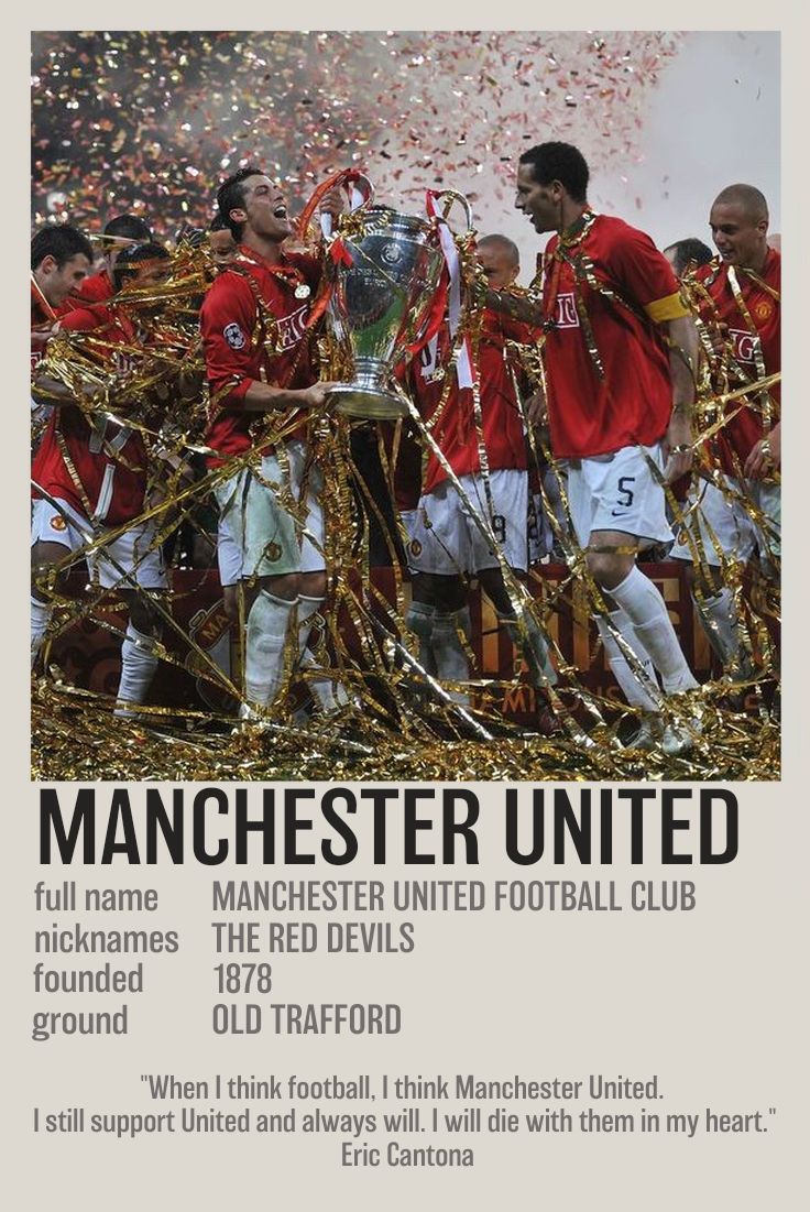 Manchester United – Glory Days Poster