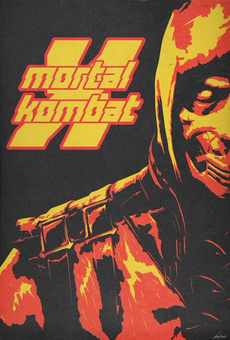 Mortal Kombat – Arcade Warrior Poster
