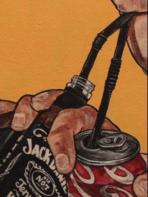 Coke & Whiskey – Rebel Vibes Poster