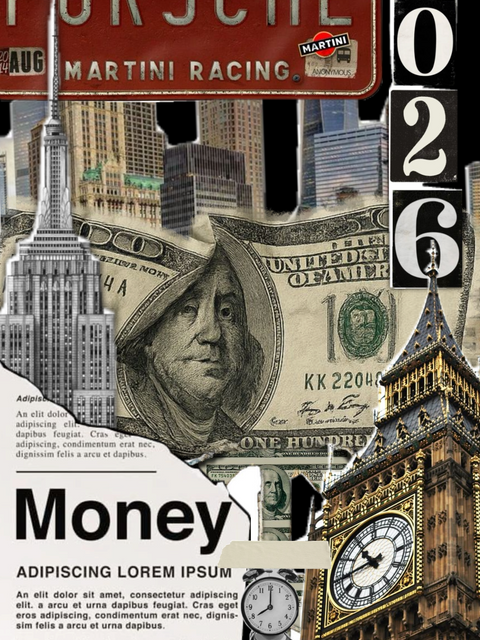 2026 Money Motion – Hustle Collage Poster