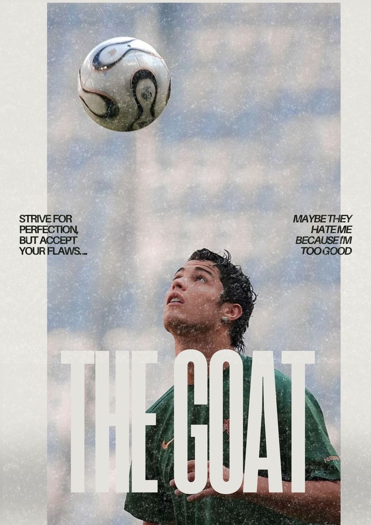 Cristiano Ronaldo “The GOAT” Poster