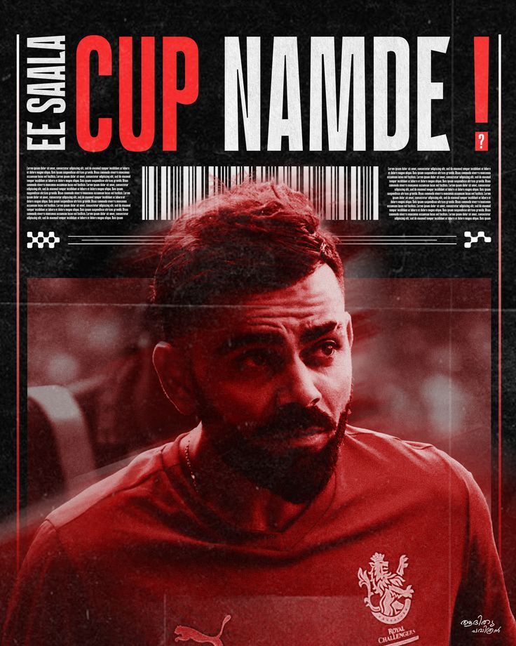 Virat Kohli – “Cup Naam De” Intensity Poster