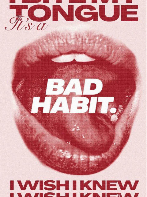 Bad Habit – Pop Aesthetic Poster