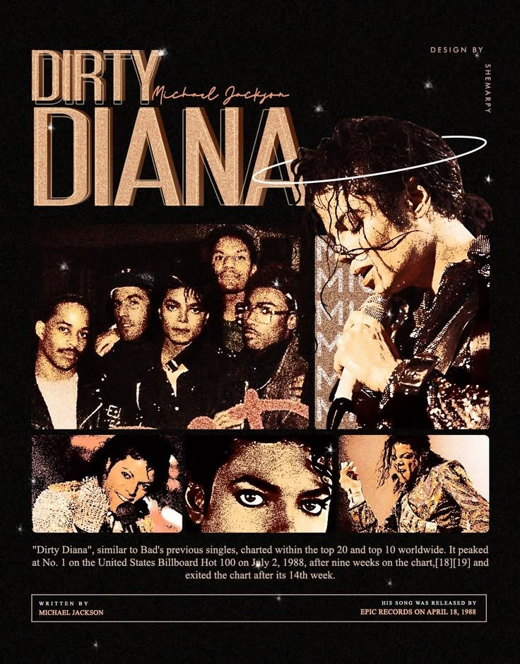 Dirty Diana – Rock Legend Poster